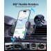 Glangeh Handyhalterung Auto Lüftung, [2023 Upgrade Hakenclip] Handy Halterung Auto, 360° Drehbar KFZ Auto Handyhalterung mit EIN-Knopf-Release, Kompatibel mit iPhone 14 Pro Max, Alle 4-7" Smartphone